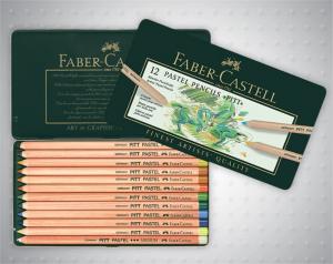  Faber Castell комплект пастелни моливи - 12 цвята  