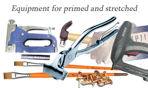 Еquipment for primed and stretched  