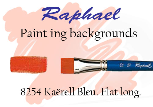 Raphael серия 8254-Kaerell-Bleuе плоска.