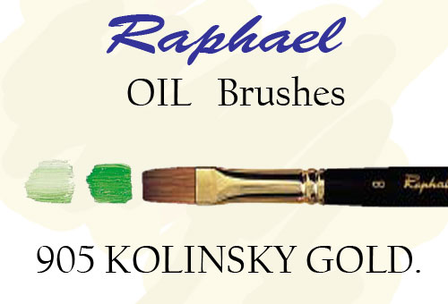 Raphael seria 905-KOLINSKY-GOLD.