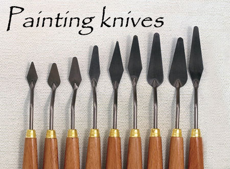 Painting knives