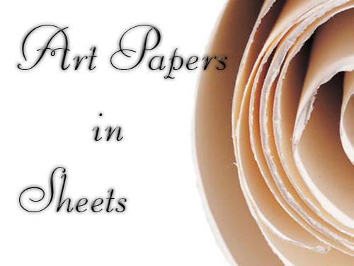 Art papers in sheets
