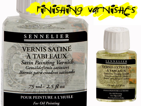 Finishing Varnishes for oil paints