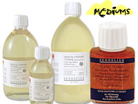 Mediums for oil paints