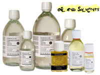 Oils and Solvents for oil paints