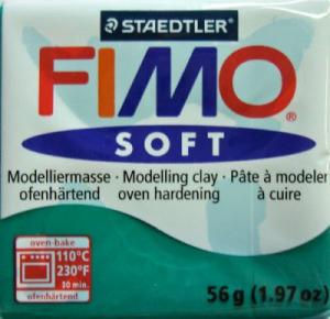 Fimo Soft 56 смарагд