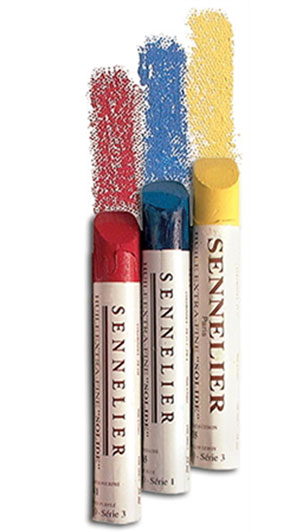 55 цвята професионална маслена боя във формата на стик от SENNELIER 
