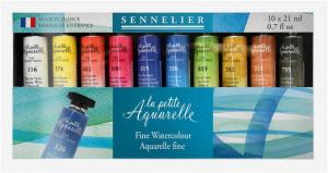 Sennelier La Petite комплект акварелни бои  10 цв. x 21 мл. в туби 