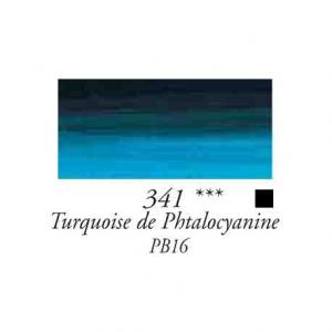 Rive Gauche oil paints 40ml.  № 341 - Phtalo Turquoise 