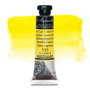  535 Sennelier акварел 10 мл. туба, Серия 4 - Cadmium Lemon Yellow 