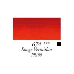 Rive Gauche oil paints 40ml.  № 674 - Vermilion 