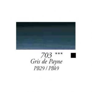 Rive Gauche oil paints 40ml.  № 703 - Paynes Grey 
