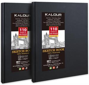 KALOUR  Скицник  А4, 110 листа, 110 гр., твърди корици 