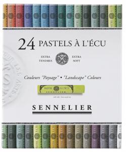 Sennelier сухи пастели комплект-24 цвята, Пейзаж   