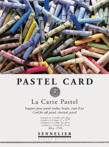  Pastel card блок за сух пастел  -  12 листа -  6 цвята 40 x 30 см.  