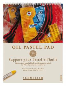  "Oil Pastel Pad" скицник -  12 листа 30 x 40 cm -  15" x 18" 