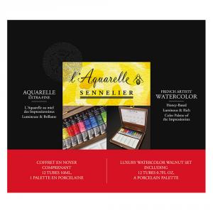 Sennelier професионален акварел комплект -12 цв.