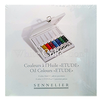  Sennelier etude - Бял комплект 
