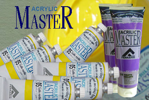 Master acrylic paints