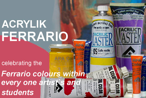 Ferrario acrylic paints