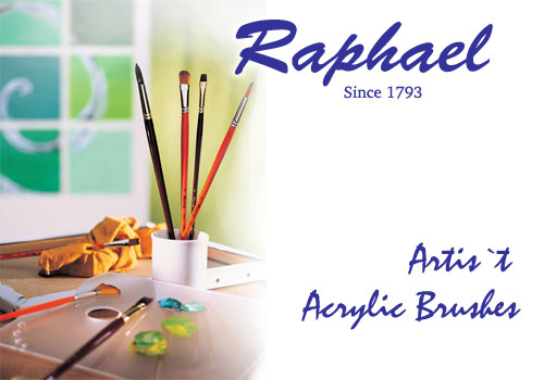 Raphael artist`s Acrylic Brushes