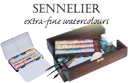 Sennelier професионален акварел комплекти