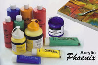 Phoenix acrylic paints