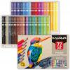 72 бр цветни моливи, комплект в цветна кутия 