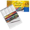 Sennelier extra-fine watercolor travel box 48 half pans