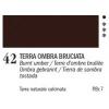  TINTORETTO watercolor tube 15 ml.№ 42-  Burnt Umber   